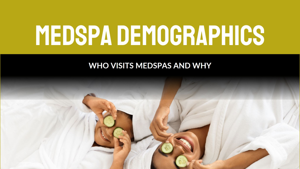 MedSpa demographics who visits medspas and why